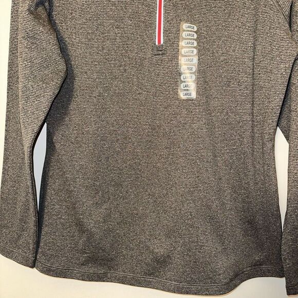 Ohio State University Unisex Gray Active Quarter Zip Top Large NWT - Picture 2 of 11